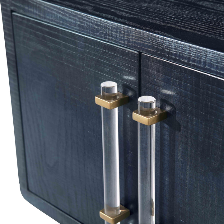 Marco Lacquer Indigo Side Table