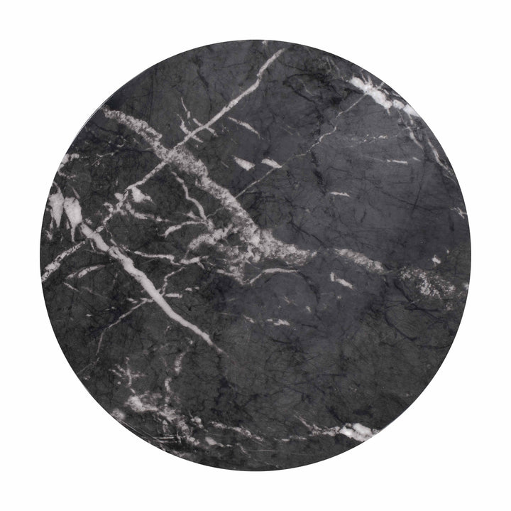 Rue Black Marble Side Table