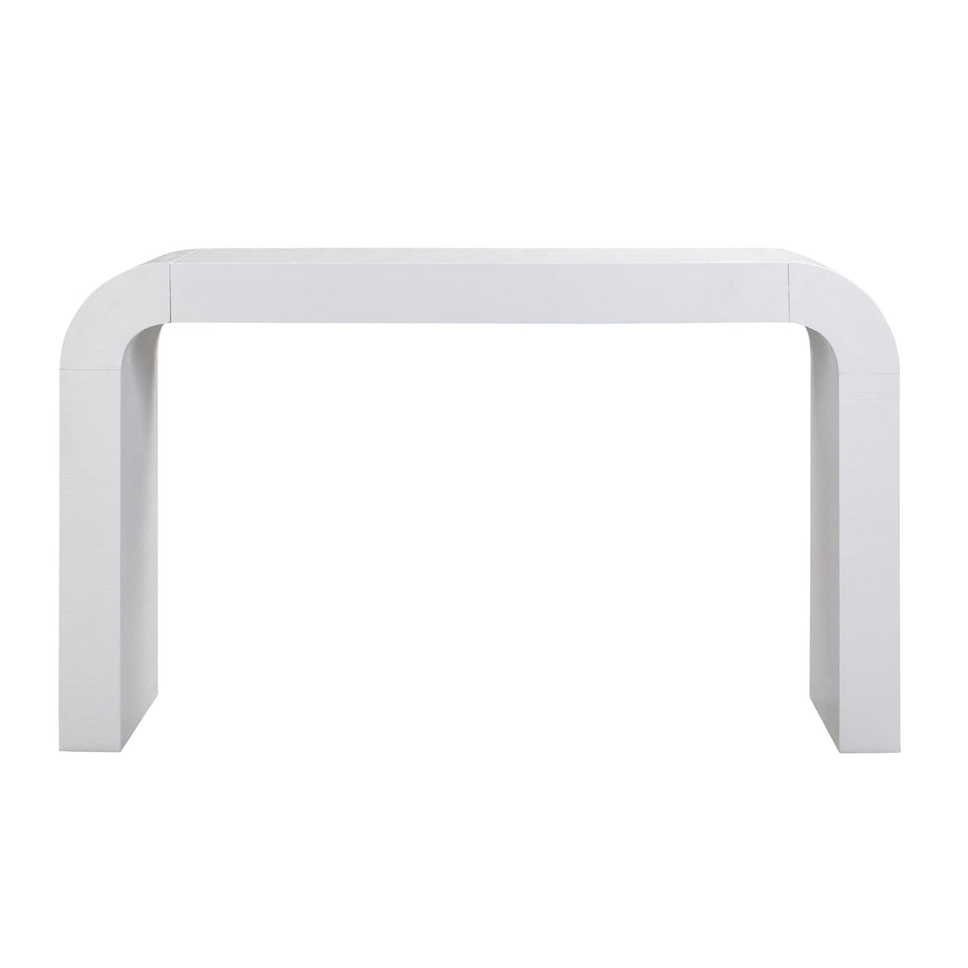 Hump White Console Table