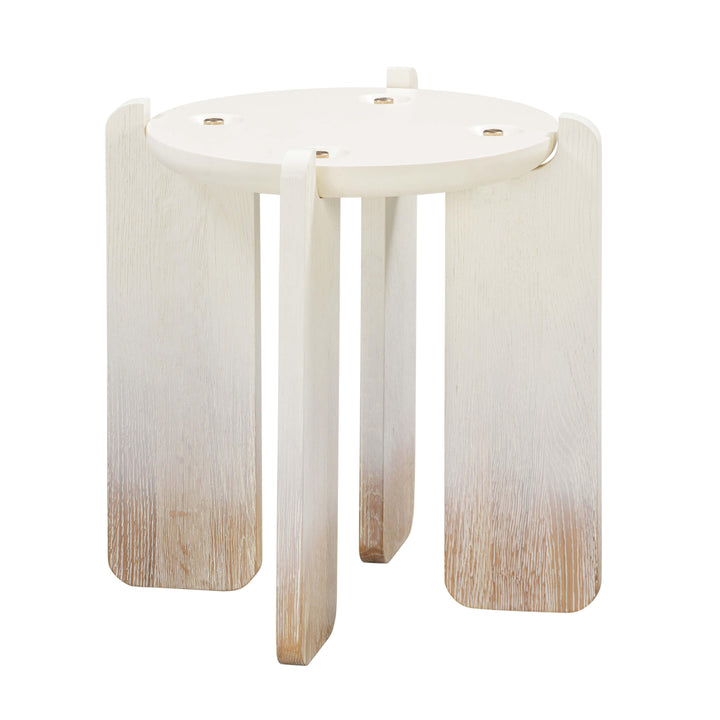 Gloria Cream Oak Side Table