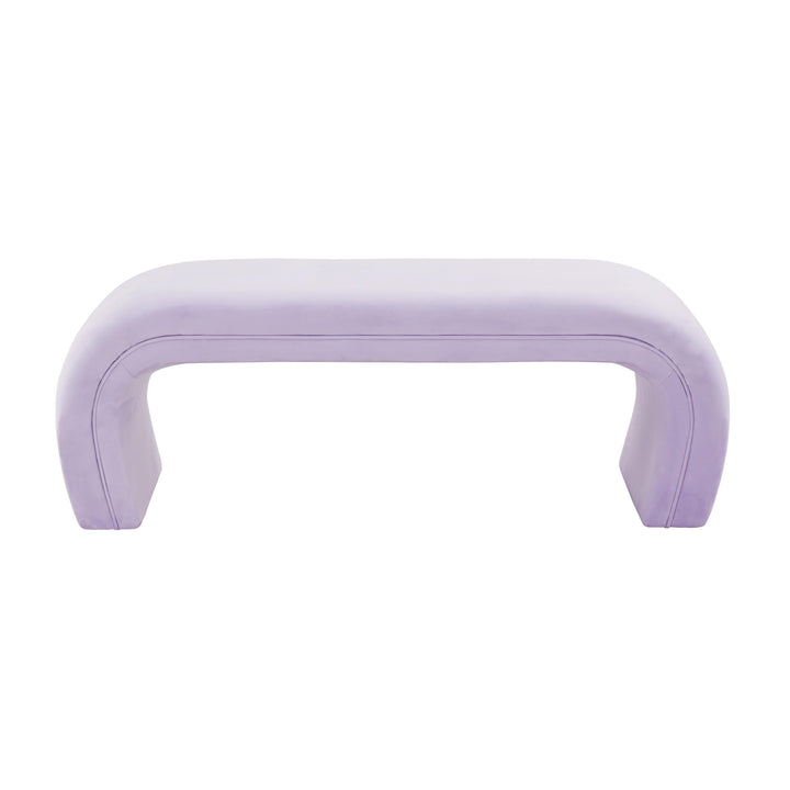 Kenya Lavender Velvet Bench