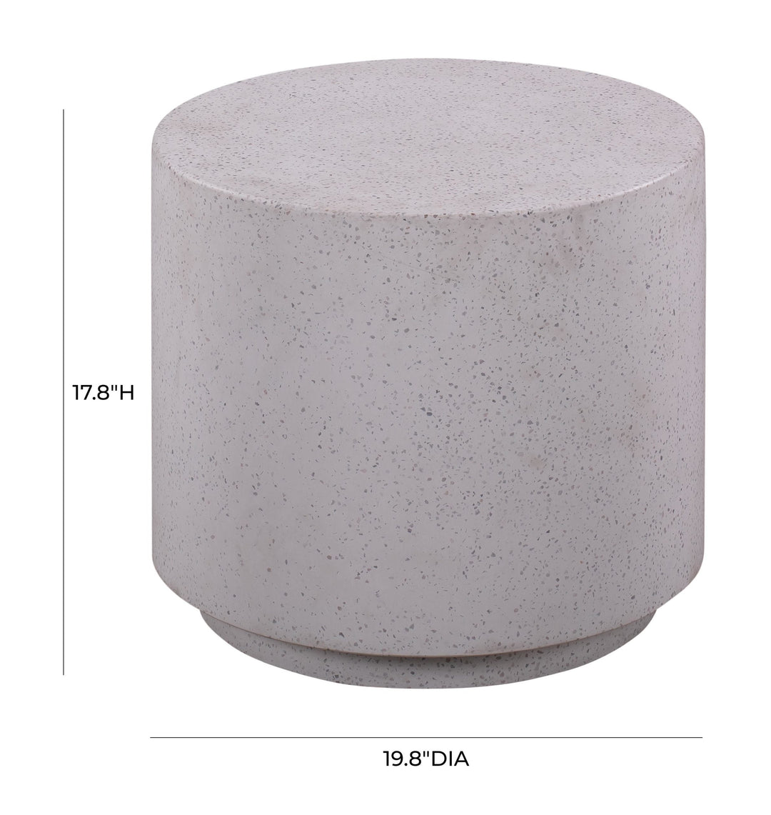 Terrazzo Light Speckled Side Table