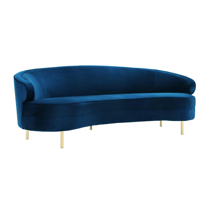 Baila Navy Velvet Sofa