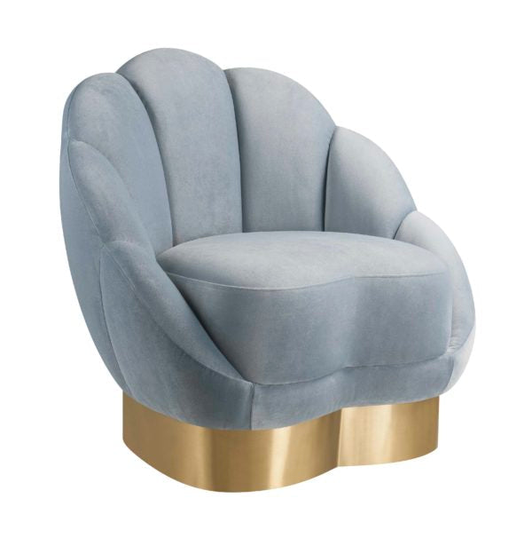 Bloom Blush Velvet Chair