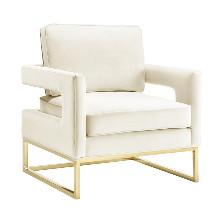 Avery Cream Velvet Chair