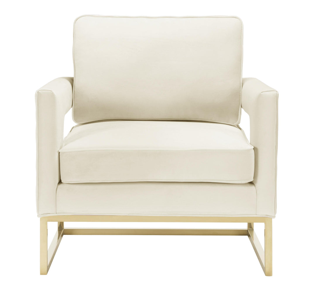 Avery Cream Velvet Chair