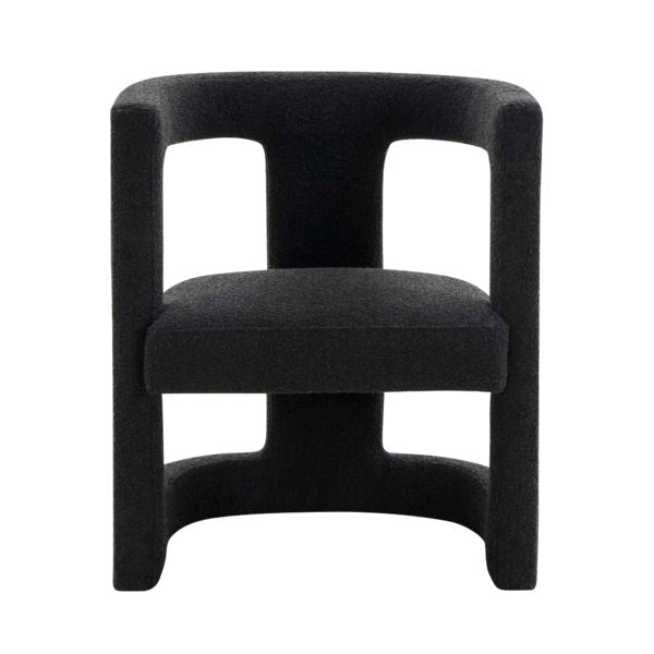 Ada Black Boucle Chair