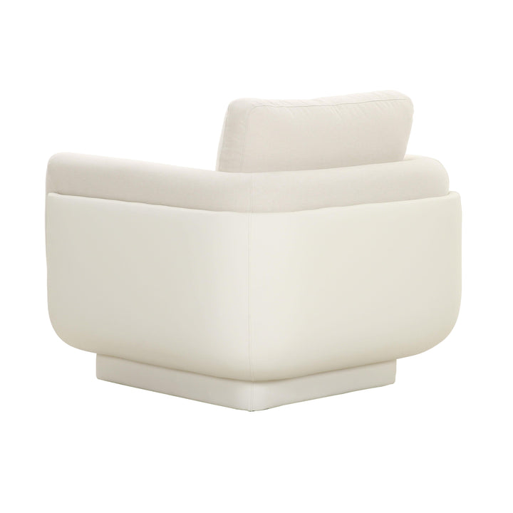 Rhonnie Cream Monotone Armchair