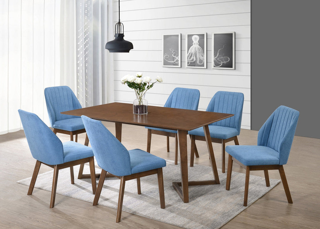 Cherris Brown 6 Seater Dining Table