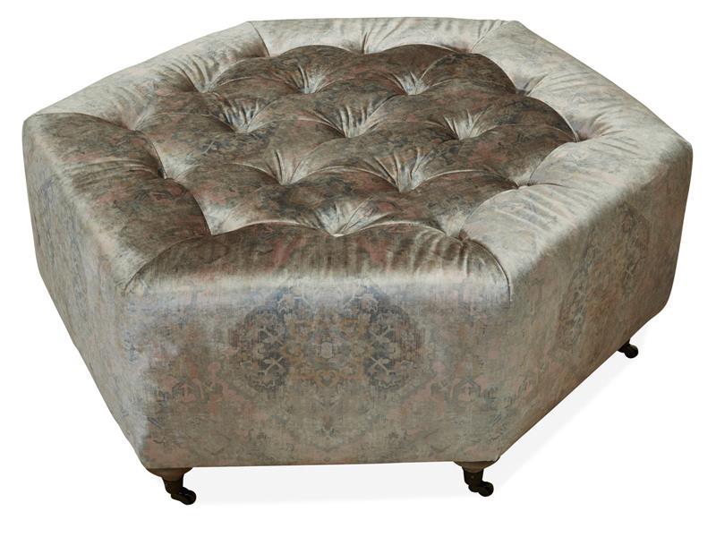 Accent Cocktail Ottoman (Regal Summer)