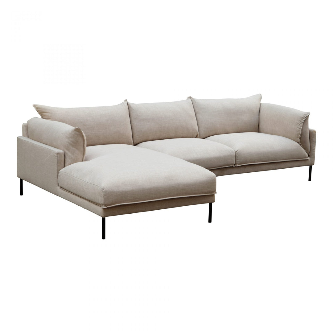 Jamara Sectional Left Sandy Beige