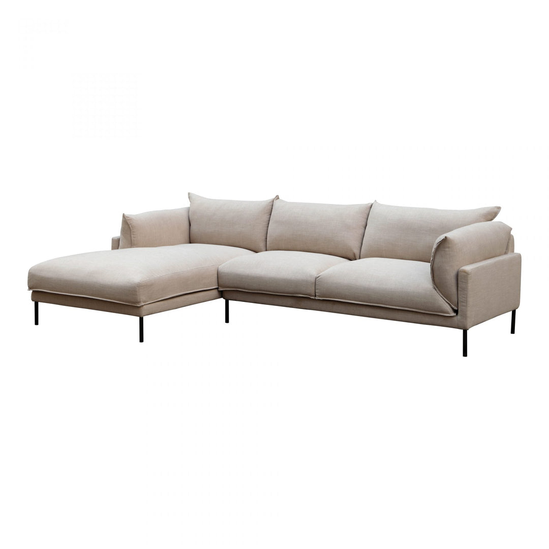 Jamara Sectional Left Sandy Beige