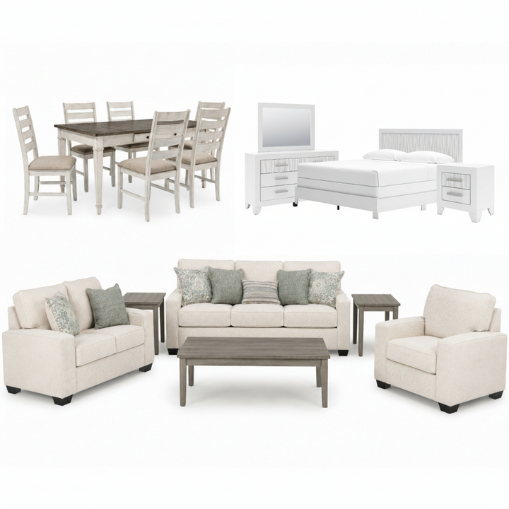 Home in One Collection – Bedroom, Living & Dining Furniture Package 2