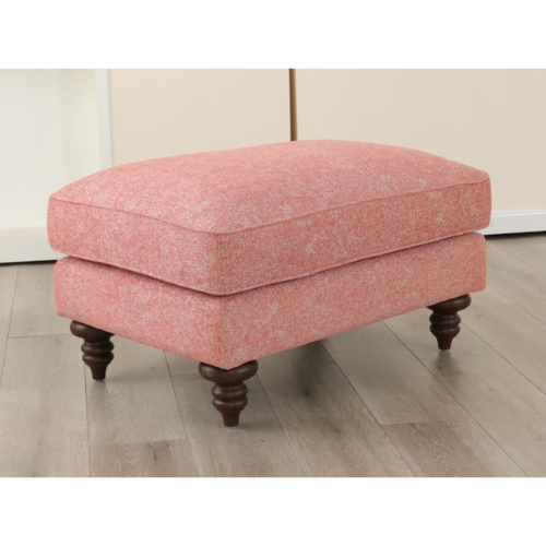 CORAL ACCENT OTTOMAN