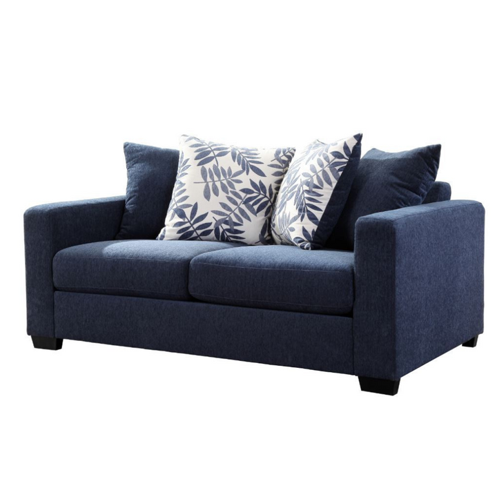 Sophie Blue Loveseat (174cm)