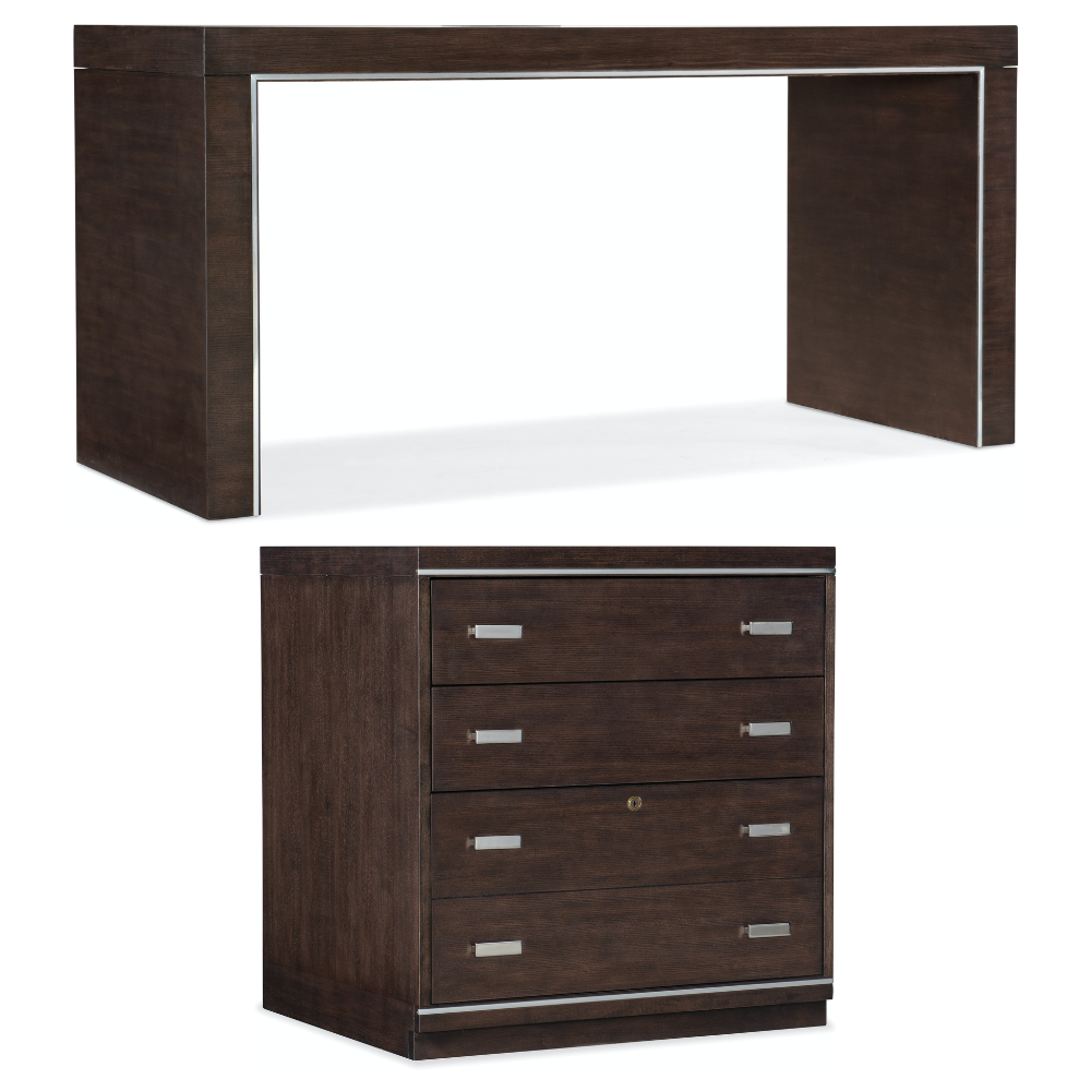 Office Desk w/ Lateral File