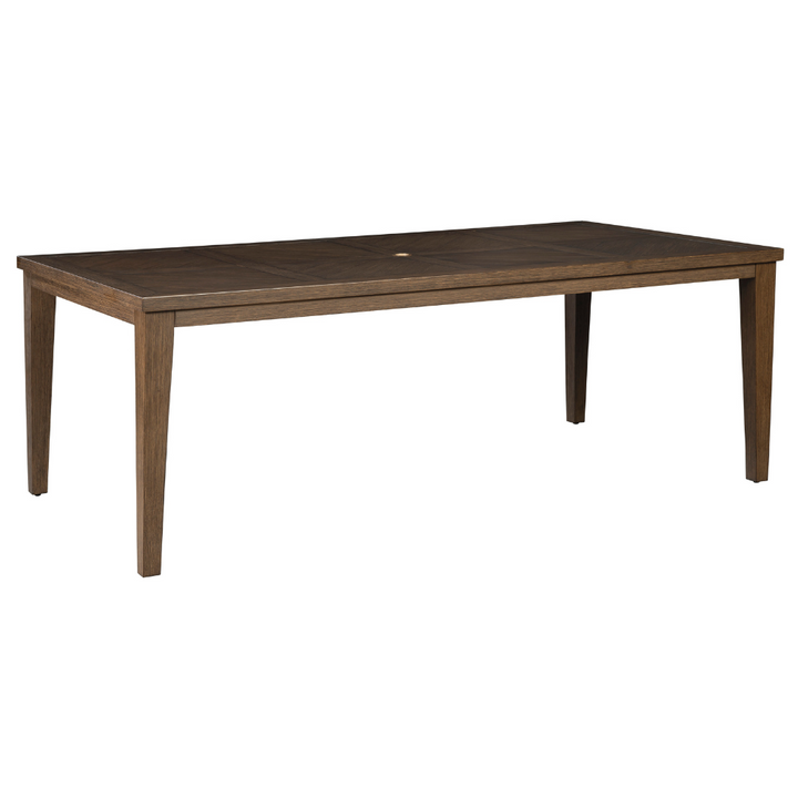 RECT DINING TABLE W/UMB OPT