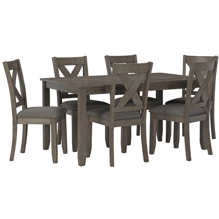 Caitbrook Dining Table and Chairs (Set of 6)