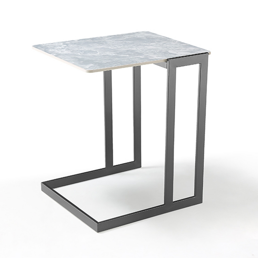 Portrait Sintered Stone End Table