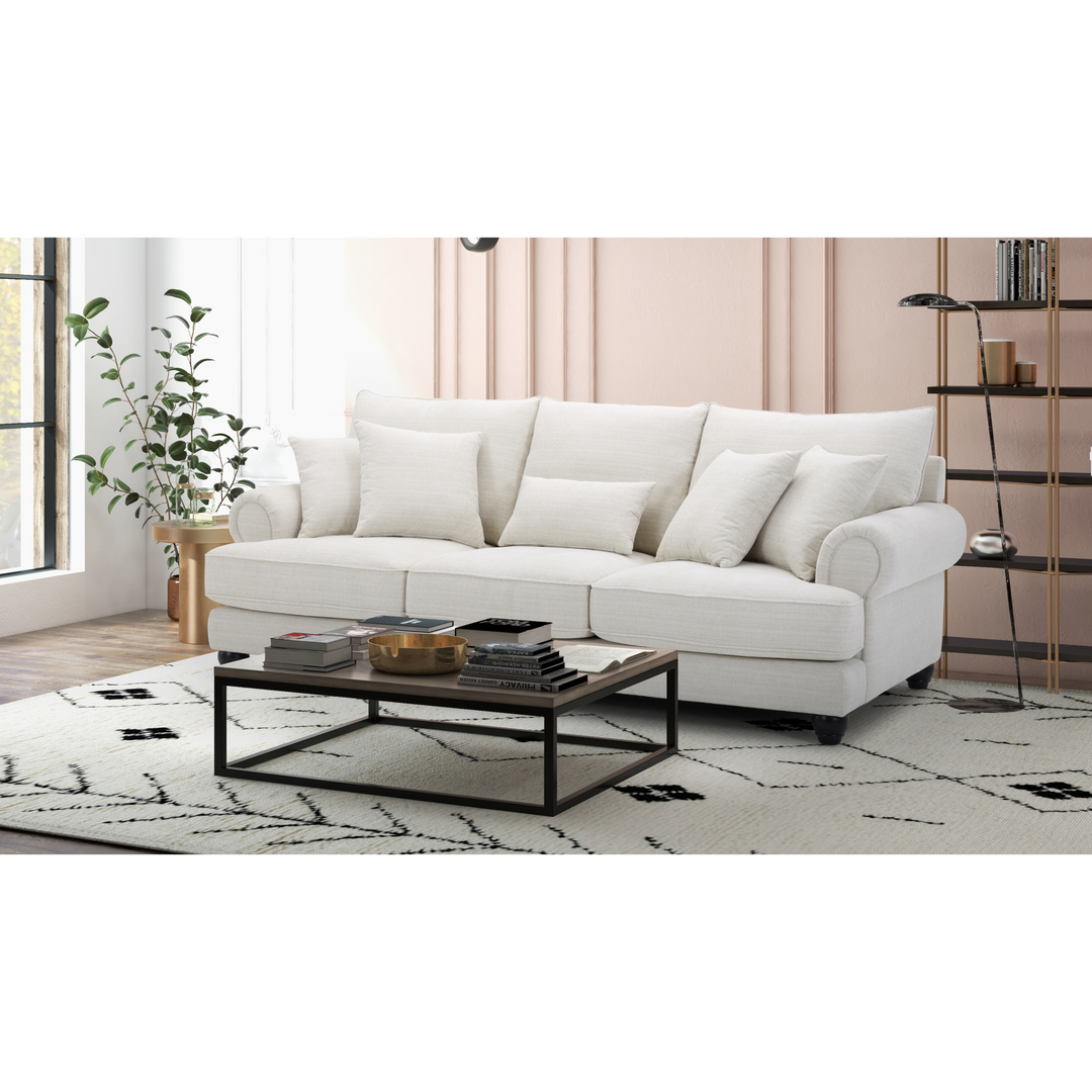 Lugo Grey 4 Seater Sofa