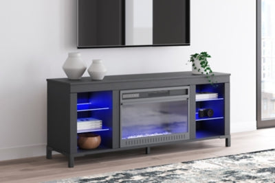 Cayberry 60" TV Stand with Electric Fireplace (151.511cm x 39.497cm)