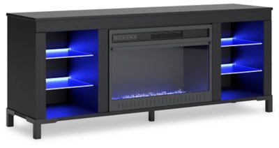 Cayberry 60" TV Stand with Electric Fireplace (151.511cm x 39.497cm)