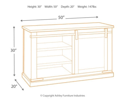 Budmore 50" TV Stand(W562-28)