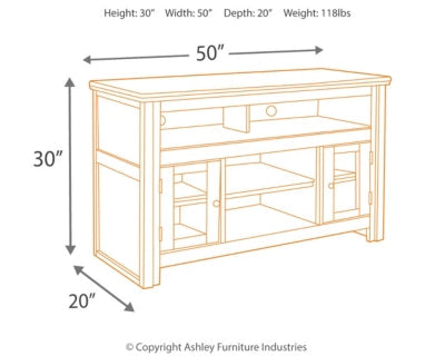 Harpan 50" TV Stand (127cm x 50.8cm)