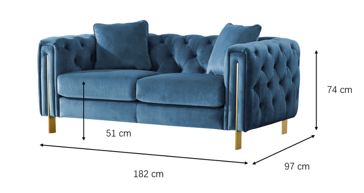 Royal Velvet Loveseat (182cm)