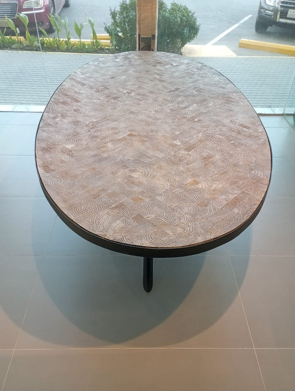 Griffin Wheat Brown Dining Table