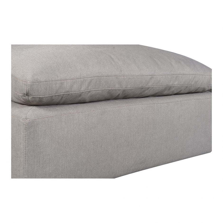 Terra Condo Ottoman Livesmart Fabric Light Grey