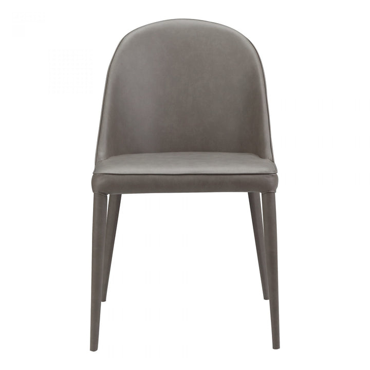 Burton Dining Chair Grey Vegan Leather-M2