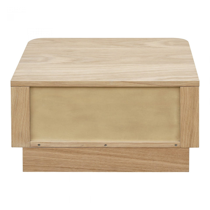 Round Off Nightstand Oak