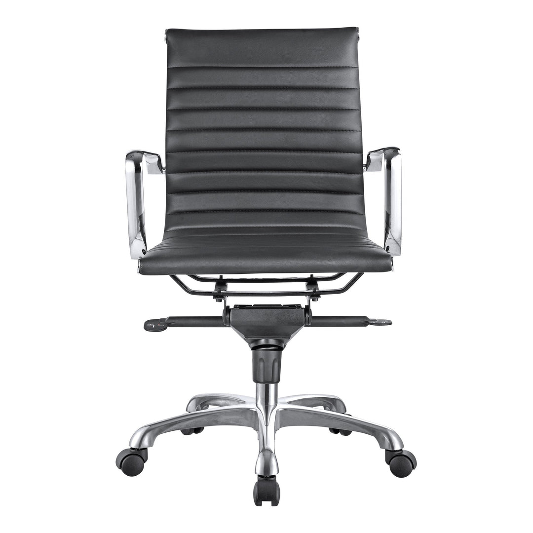 Omega Swivel Office Chair Low Back Black