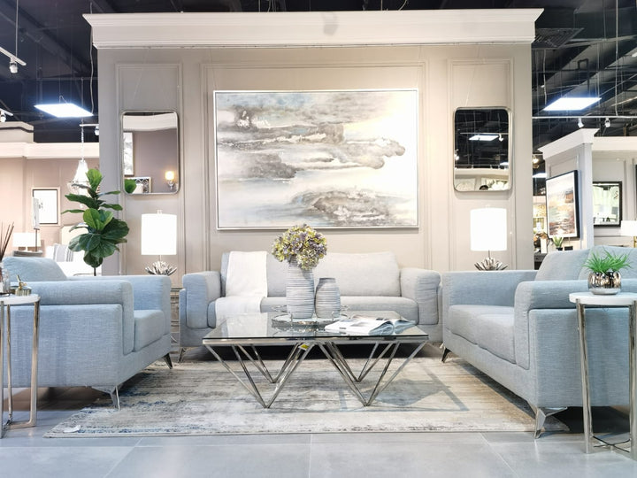 Miami Sky Blue Living Room Set