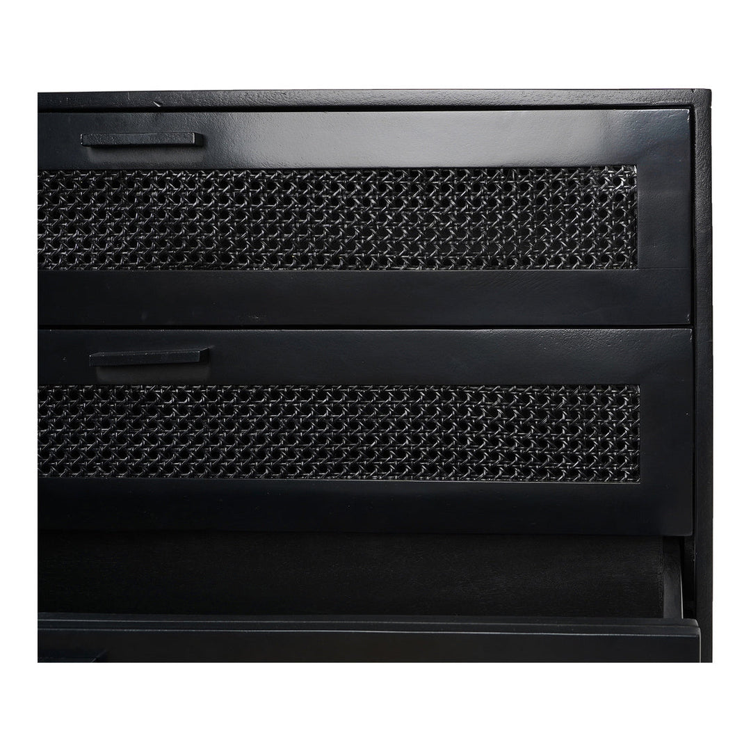 Ashton 3 Drawer Chest Black