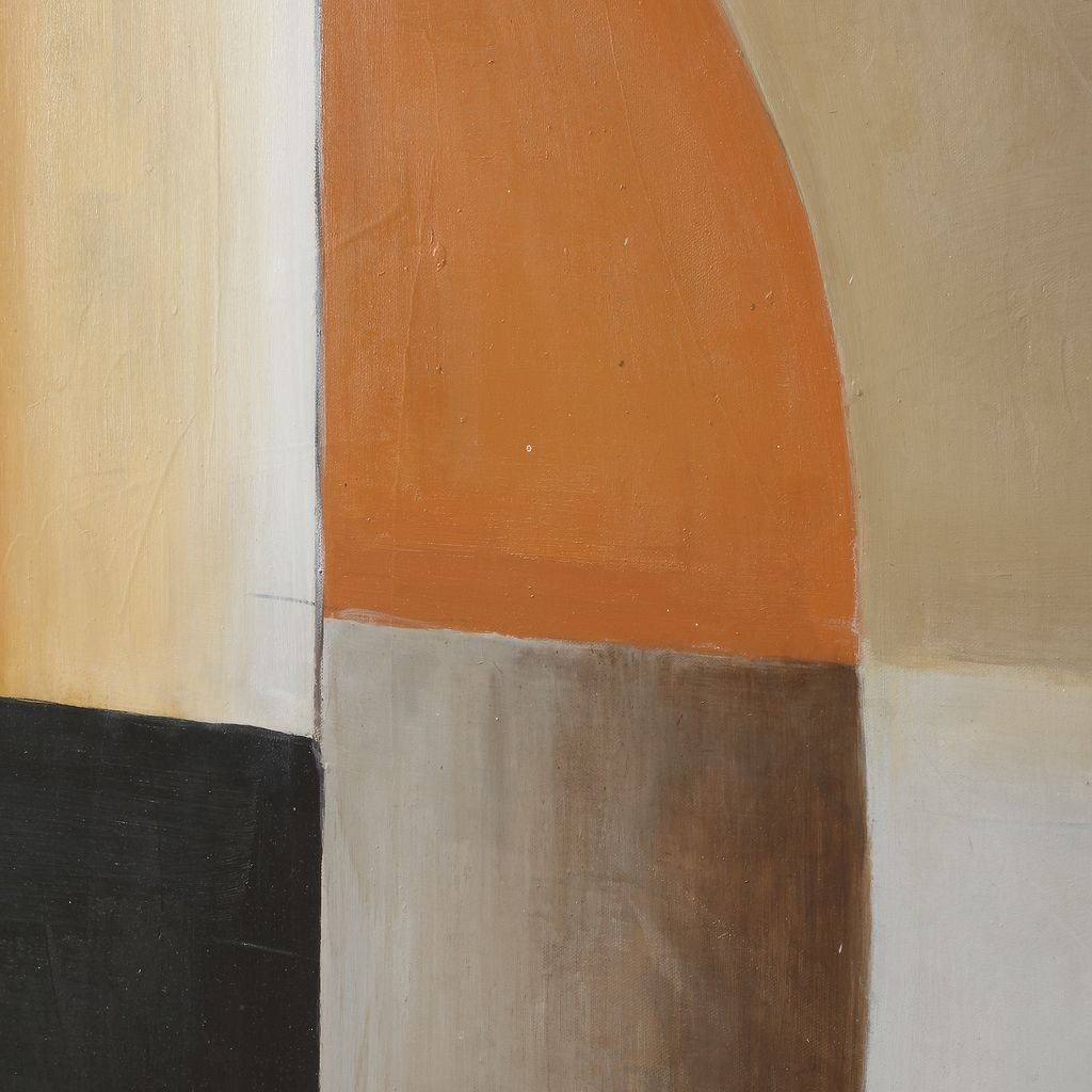 ABSTRACT SHAPES II Hand Painted Canvas