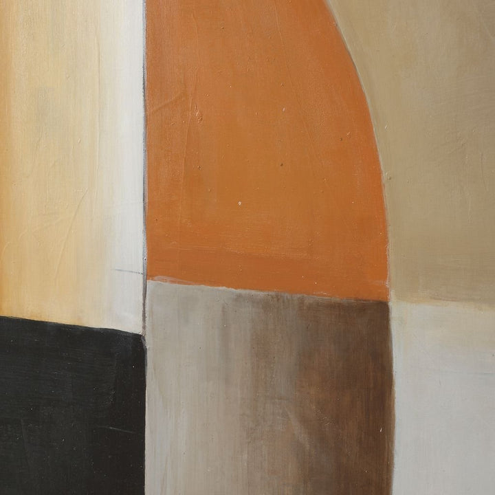 ABSTRACT SHAPES II Hand Painted Canvas