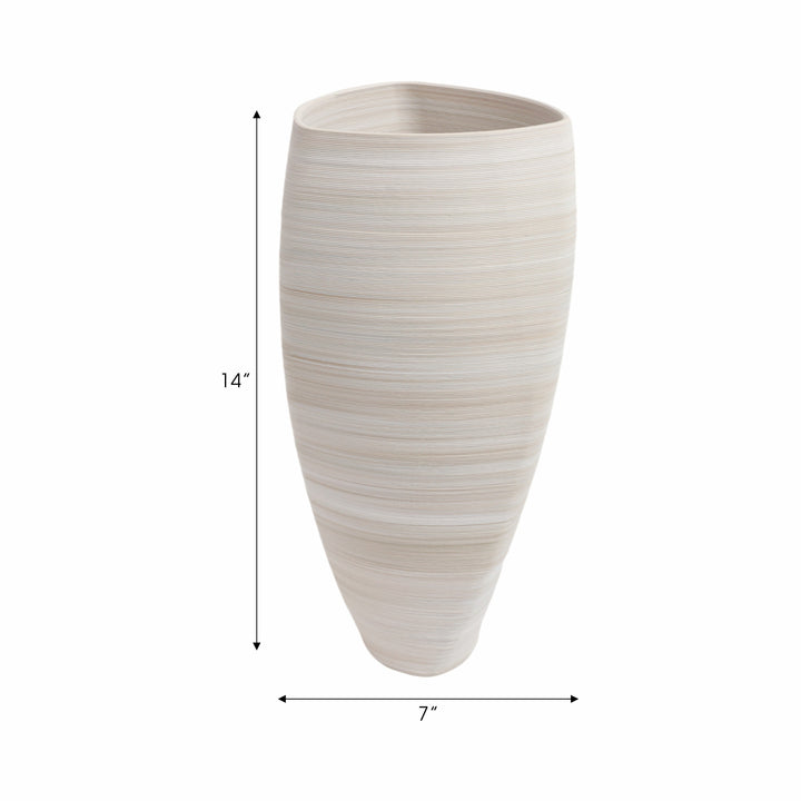 Asmara 3d Printed Porcelain Vase, Multi