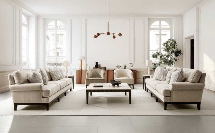 Ajda Beige Arm Chair