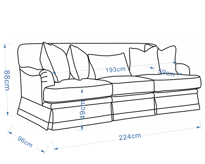 Alpine  Sofa 224cm