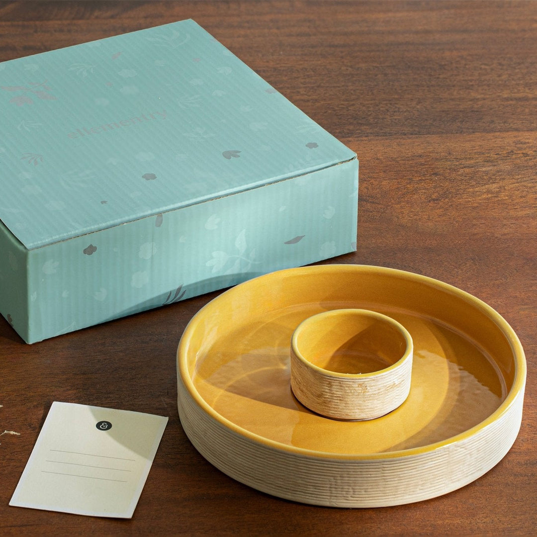 Amber Love Ceramic Chip-N-Dip