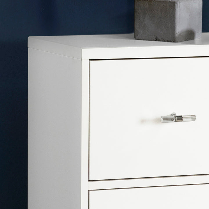 Modern White Nine Drawer Chest