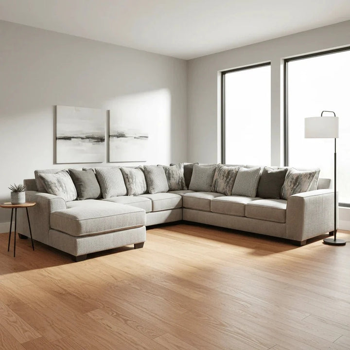 Ardsley 4-Piece Sectional with Chaise with Free Tulen Recliner
