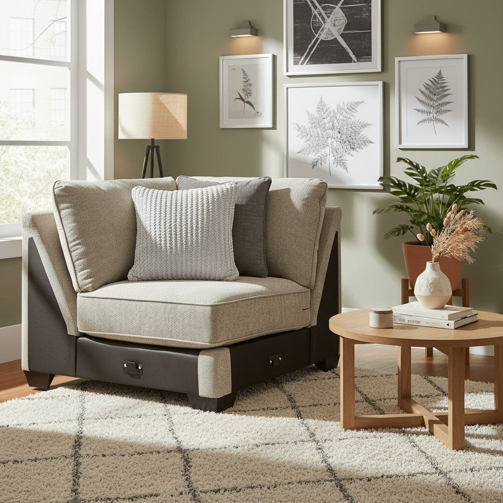 Ardsley 4-Piece Sectional with Chaise with Free Tulen Recliner
