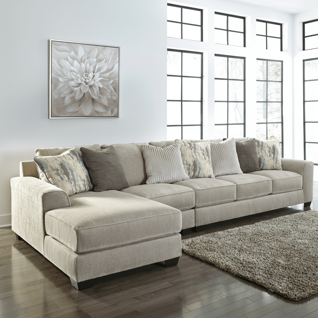 Ardsley 4-Piece Sectional with Chaise with Free Tulen Recliner