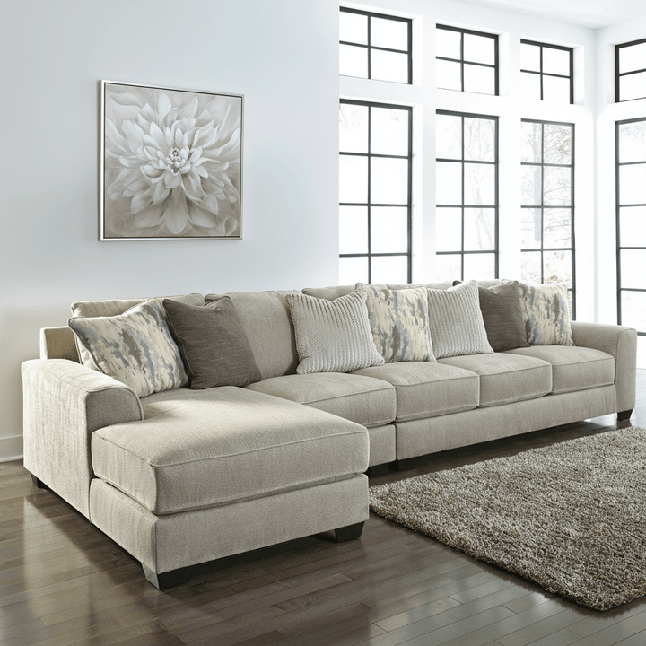 Ardsley 4-Piece Sectional with Chaise with Free Tulen Recliner