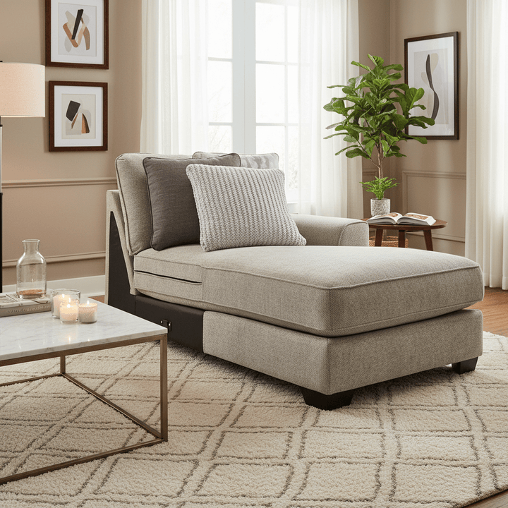 Ardsley 5-Piece Sectional with Chaise with Free Tulen Recliner