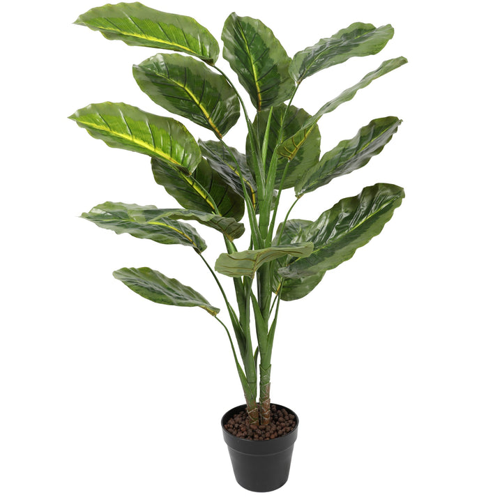 Artificial Calathea Green Plant 120CM Light Green