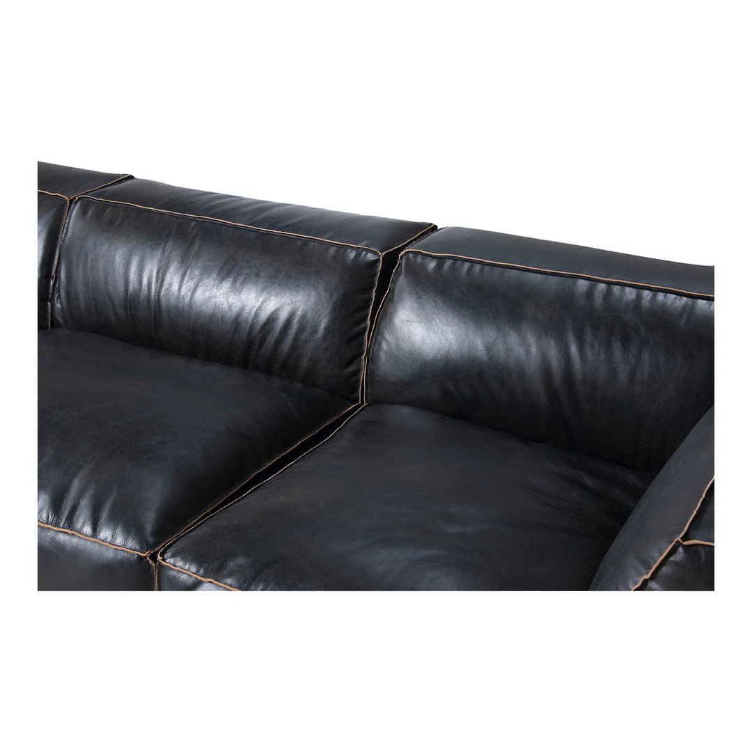 Luxe Classic L Modular Sectional Antique Black